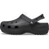 imageCrocs Womens Classic Platform Glitter ClogBlack