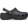 imageCrocs Womens Classic Platform Glitter ClogBlack