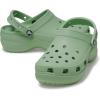 imageCrocs Womens Classic Platform Glitter ClogFair Green