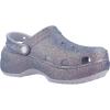 imageCrocs Womens Classic Platform Glitter ClogPurple Moon