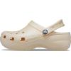 imageCrocs Womens Classic Platform Glitter ClogVanilla