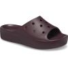 imageCrocs Womens Classic Slide  Platform SandalsDark Cherry
