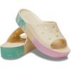 imageCrocs Womens Classic Slide  Platform SandalsVanillaMulti