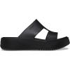 imageCrocs Womens Getaway Platform HStrap Wedge SandalsBlack