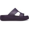 imageCrocs Womens Getaway Platform HStrap Wedge SandalsDark Iris