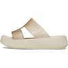 imageCrocs Womens Getaway Platform HStrap Wedge SandalsStucco