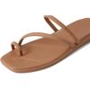 imageCrocs Womens Miami Toe Loop Sandal FlatMilk Chocolate