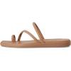 imageCrocs Womens Miami Toe Loop Sandal FlatMilk Chocolate