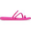 imageCrocs Womens Miami Toe Loop Sandal FlatPink Crush