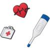 imageCrocs Jibbitz 5Pack Occupation Shoe Charms  JibbitzDoctor Kit