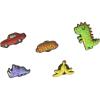 imageCrocs Jibbitz Shoe Charms  Super Fun Kids Multi Pack Crocs Charms for Girls and BoysYoung Boy Cartoons 5Pack