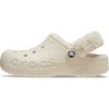 imageCrocs Unisex Adult Baya Lined Fuzz Strap ClogsWinter White