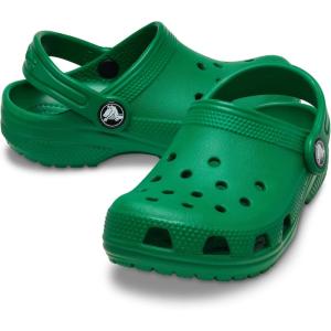 imageCrocs BabyGirls Classic Littles Clogs InfantGreen Ivy