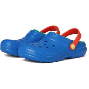 imageCrocs Kids Classic Lined Glitter ClogBlue BoltMulti