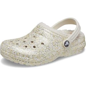 imageCrocs Kids Classic Lined Glitter ClogStucco