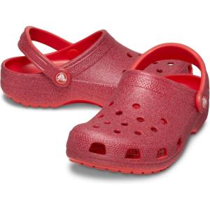 imageCrocs Unisex Adult Classic Glitter ClogCherry Red