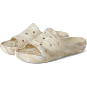 imageCrocs Unisex Adult Classic V2 SlidesBoneMulti