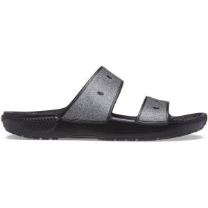 imageCrocs Unisex Adult Seasonal Graphic Classic SandalsBlackGlitter Rainbow