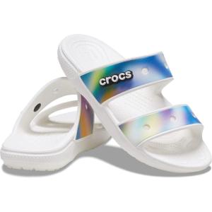 imageCrocs Unisex Adult Seasonal Graphic Classic SandalsSolarized White Multi