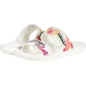 imageCrocs Unisex Adult Seasonal Graphic Classic SandalsWhiteMulti