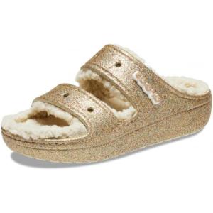 imageCrocs Unisex Classic Cozzzy SandalMultiGold
