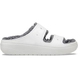 imageCrocs Unisex Classic Cozzzy SandalWhite