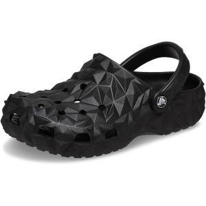 imageCrocs UnisexAdult Classic Geometric ClogBlack