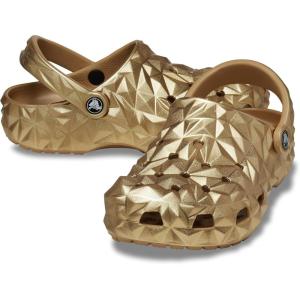 imageCrocs UnisexAdult Classic Geometric ClogGold