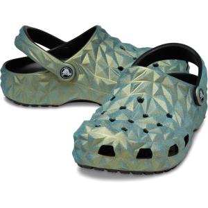 imageCrocs UnisexAdult Classic Geometric ClogIridescent Aqua