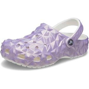 imageCrocs UnisexAdult Classic Geometric ClogIridescent Lilac