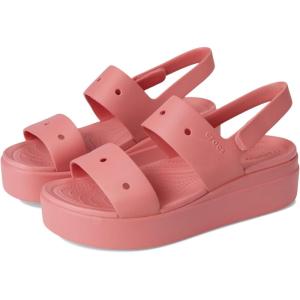 imageCrocs Womens Brooklyn 4u Low Wedges SandalHot Blush