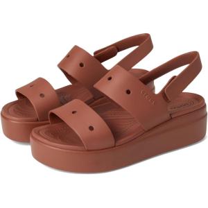 imageCrocs Womens Brooklyn 4u Low Wedges SandalRust