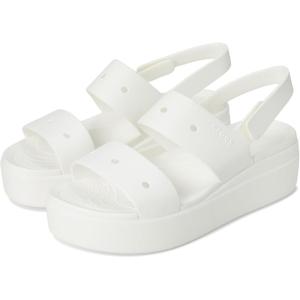 imageCrocs Womens Brooklyn 4u Low Wedges SandalWhite