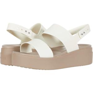 imageCrocs Womens Brooklyn Low Wedge SandalsOyster