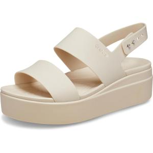 imageCrocs Womens Brooklyn Low Wedge SandalsSandstone