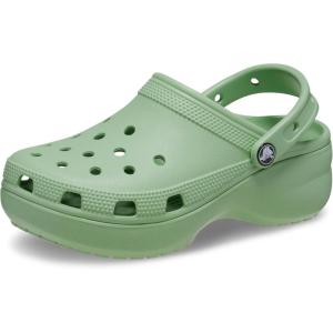 imageCrocs Womens Classic Platform Glitter ClogFair Green
