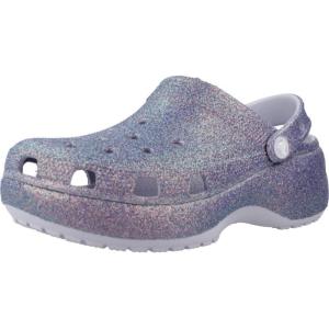 imageCrocs Womens Classic Platform Glitter ClogPurple Moon
