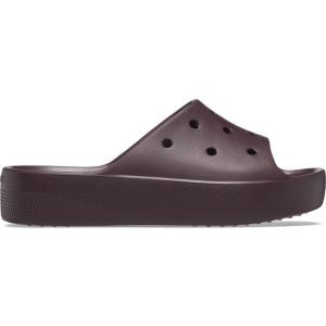 imageCrocs Womens Classic Slide  Platform SandalsDark Cherry