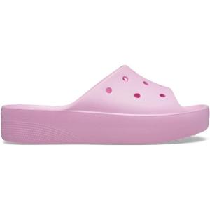 imageCrocs Womens Classic Slide  Platform SandalsFlamingo