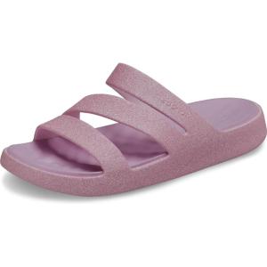imageCrocs Womens Getaway Strappy SandalsPink Milk Glitter