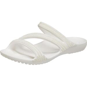 imageCrocs Womens Kadee II Strappy SandalsDiamante White