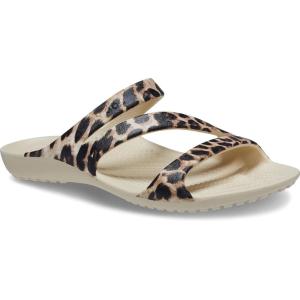 imageCrocs Womens Kadee II Strappy SandalsWinter WhiteMulti