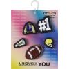 imageCrocs Jibbitz 5Pack Sport Shoe Charms  JibbitzVarsity Patch