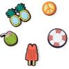 imageCrocs Jibbitz 5Pack Trendy Shoe Charms  JibbitzHappy Summer