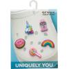 imageCrocs Jibbitz 5Pack Unicorn Shoe CharmsEverything Nice 5Pack