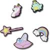 imageCrocs Jibbitz 5Pack Unicorn Shoe CharmsPrincess Pack