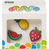 imageCrocs Jibbitz Food  Stylish Shoe Charms  Synthetic Material  Jibbitz Packs Shoe Charms  OneofakindsFruit 3Pack