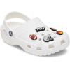 imageCrocs Jibbitz Packs for Shoes and Sandals  Beautiful Accessory Colorful Charms and Constructed with Synthetic MaterialFootball Star 5Pack
