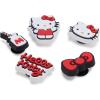 imageCrocs Jibbitz Packs for Shoes and Sandals  Beautiful Accessory Colorful Charms and Constructed with Synthetic MaterialHello Kitty 5Pack 1