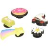 imageCrocs Jibbitz Packs for Shoes and Sandals  Beautiful Accessory Colorful Charms and Constructed with Synthetic MaterialRetro Style 5Pack